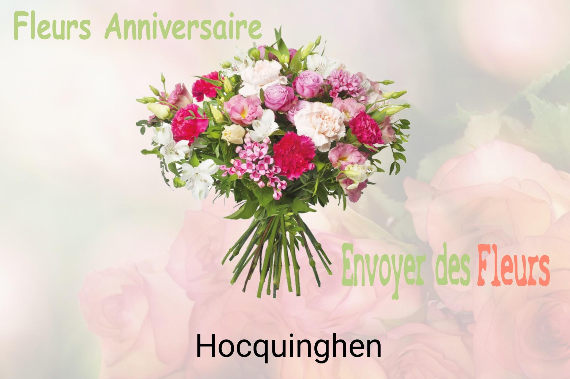Bouquet de fleurs d’anniversaire livré à Hocquinghen
